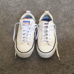 Rainbow styled Converse